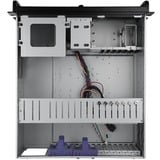 Chieftec UNC-409S-B computeretui Stativ Sort 400 W, Server boliger Sort, Stativ, Sort, ATX, micro ATX, SECC, 4U, 14 cm