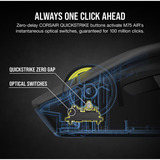 Corsair CH-931D010-EU/RF, Gaming mus Sort