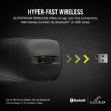 Corsair CH-931D010-EU/RF, Gaming mus Sort