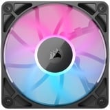 Corsair Corsair iCUE RX120 RGB Triple Kit, Sag fan Sort