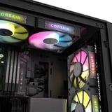 Corsair Corsair iCUE RX120 RGB Triple Kit, Sag fan Sort
