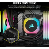 Corsair iCUE LINK H170i RGB Renoveret, Vandkøling Sort