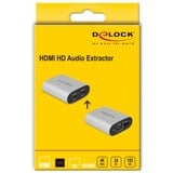 DeLOCK 63332, Adapter Sølv