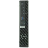 Dell OptiPlex 7000 Micro Renoveret, Mini-PC Sort