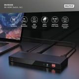 Digitus 8K HDMI-switch, 4x1, HDMI switch Sort
