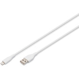 Digitus AK-600108-020-W, Kabel Hvid