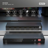 Digitus DS-55334, HDMI switch Sort