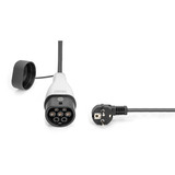 Digitus EV oplader til husholdningsstik Sort/Hvid
