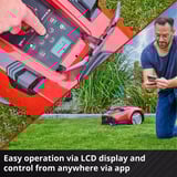 EINHELL 3413975 FREELEXO CAM PLUS 600, Robot plæneklipper Rød/Sort