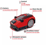 EINHELL Power X-Change Mähroboter FREELEXO CAM PLUS 600, Robot plæneklipper Rød/Sort