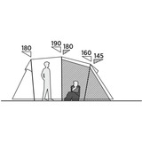 Easy Camp Familie tunnel telt Hidra 5 olivengrøn