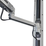 Ergotron LX Sit-Stand Wall Mount LCD Arm 106,7 cm (42") Rustfrit stål Væg, Skærmbeslag Sølv, 11,3 kg, 106,7 cm (42"), 75 x 75 mm, 200 x 100 mm, Rustfrit stål