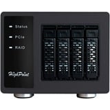 HighPoint SSD6444 4x Port til PCIe 3.0 x16 NVMe RAID Kabinet, Drev kabinet 