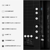 Hisense 75E7S PRO Hi-QLED-Fernseher, QLED TV Sort/mørk grå