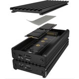 ICY BOX IB-1917M-C32a M.2 NVMe SSD kabinet, Drev kabinet Sort