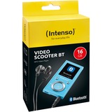 Intenso Video Scooter, bærbar afspiller Blå