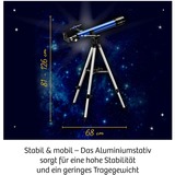 KOSMOS Astro-Teleskop Børne Videnskabssæt & Legetøj, Teleskopisk Teleskop, Astronomi, 12 År, Sort