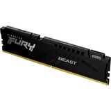 Kingston FURY FURY Beast hukommelsesmodul 8 GB 1 x 8 GB DDR5 6000 Mhz Sort, 8 GB, 1 x 8 GB, DDR5, 6000 Mhz, 288-pin DIMM
