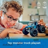 LEGO Blå monstertruck, Bygge legetøj Byggesæt, 5 År, Plast, 148 stk, 317 g