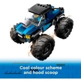 LEGO Blå monstertruck, Bygge legetøj Byggesæt, 5 År, Plast, 148 stk, 317 g
