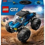 LEGO City Blå monstertruck, Bygge legetøj Byggesæt, 5 År, Plast, 148 stk, 317 g