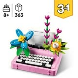 LEGO Creator Skrivemaskine med blomster, Bygge legetøj Byggesæt, 8 År, Plast, 363 stk, 523 g