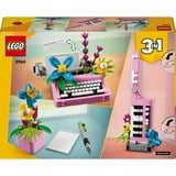 LEGO Creator Skrivemaskine med blomster, Bygge legetøj Byggesæt, 8 År, Plast, 363 stk, 523 g