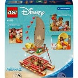 LEGO Disney Princess Vaianas eventyrkano, Bygge legetøj Byggesæt, 6 År, Plast, 529 stk, 687 g