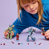 LEGO Iron Man og War Machine mod Hammer-droner, Bygge legetøj Byggesæt, 7 År, Plast, 204 stk, 162 g