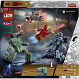 LEGO Iron Man og War Machine mod Hammer-droner, Bygge legetøj Byggesæt, 7 År, Plast, 204 stk, 162 g