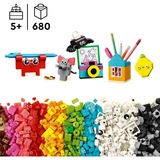 LEGO Kreativ glad æske, Bygge legetøj Byggesæt, 5 År, Plast, 680 stk, 931 g
