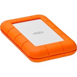LaCie Rugged USB-C ekstern harddisk 2000 GB Orange, Sølv 2000 GB, 2.5", 3.2 Gen 1 (3.1 Gen 1), Orange, Sølv