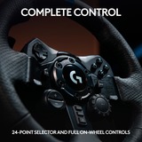 Logitech G923 Sort USB 2.0 Rat + Pedaler Analog/digital PC, PlayStation 4, PlayStation 5 Sort, Rat + Pedaler, PC, PlayStation 4, PlayStation 5, D-måtte, Analog/digital, 900°, Ledningsført