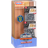 MGA Entertainment Creative Construction Wood, Nails and Screw Bundle, Børne værktøj Nails and Screw Bundle, 3 År