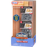 MGA Entertainment Creative Construction Wood, Nails and Screw Bundle, Børne værktøj Nails and Screw Bundle, 3 År