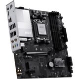 MSI PRO B840M-P WIFI6E, Bundkort Sort/Sølv