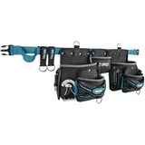 Makita E-05169 værktøjsbælte Sort/Blå, Værktøjsbælte, Sort, Blå, 5 lommer, 71 cm, 122 cm, Klemmespænde