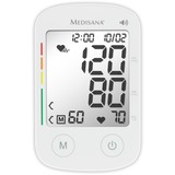 Medisana BU 535 VOICE Overarm 2 bruger(e), Blodtryksmåler Hvid, Overarm, Hvid, 2 bruger(e), LCD, AA, 1,5 V