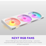 NZXT F420 RGB, Sag fan Hvid