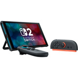 Nintendo Switch 2 bærbar spilkonsol 20,1 cm (7.9") 256 GB Berøringsskærm Wi-Fi Sort, Håndholdt konsol Nintendo Switch 2, Sort, Analog/digital, D-måtte, Hjemknap, Knappen Menu, Afbryderknap, Knapper, LCD