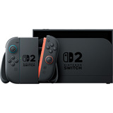 Nintendo Switch 2 bærbar spilkonsol 20,1 cm (7.9") 256 GB Berøringsskærm Wi-Fi Sort, Håndholdt konsol Nintendo Switch 2, Sort, Analog/digital, D-måtte, Hjemknap, Knappen Menu, Afbryderknap, Knapper, LCD