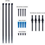 Noctua Multifunktionel blæserholder NV-FM1, svingbar, Mount Sort (mat)