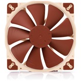 Noctua NF-A20 Computerkabinet Ventilator 20 cm Beige, Brun, Sag fan Ventilator, 20 cm, 800 rpm, 18,1 dB, 146,9 m³/t, Beige, Brun