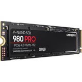 SAMSUNG 980 PRO M.2 500 GB PCI Express 4.0 V-NAND MLC NVMe, Solid state-drev 500 GB, M.2, 6900 MB/s