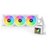 Sharkoon S100 ARGB, Vandkøling Hvid