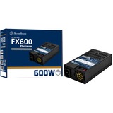 SilverStone SST-FX600-PT, PC strømforsyning Sort