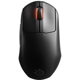 SteelSeries Prime mini Wireless mus Højre hånd RF trådløst Optisk 18000 dpi, Gaming mus Sort, Højre hånd, Optisk, RF trådløst, 18000 dpi, Sort