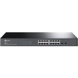 TP-Link Omada SG2218 netværksswitch Administreret L2/L2+ Gigabit Ethernet (10/100/1000) 1U Sort Sort, Administreret, L2/L2+, Gigabit Ethernet (10/100/1000), Stativ-montering, 1U