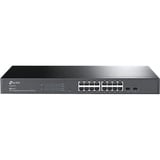 TP-Link Omada SG2218 netværksswitch Administreret L2/L2+ Gigabit Ethernet (10/100/1000) 1U Sort Sort, Administreret, L2/L2+, Gigabit Ethernet (10/100/1000), Stativ-montering, 1U