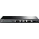 TP-Link Omada TL-SG2428P Administreret L2/L2+ Gigabit Ethernet (10/100/1000) Strøm over Ethernet (PoE) 1U Sort, Switch Administreret, L2/L2+, Gigabit Ethernet (10/100/1000), Strøm over Ethernet (PoE), Stativ-montering, 1U